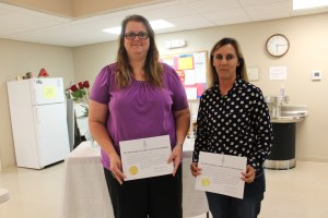 Sandra Heard and Amanda Allen - our newest members